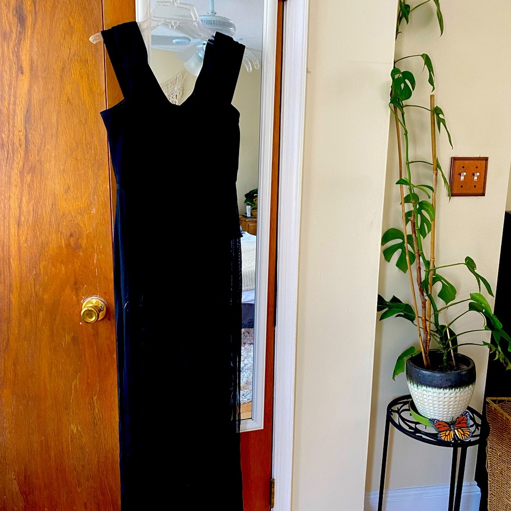 Express wicked dress - corset top, sheer skirt, perfection. Sz M